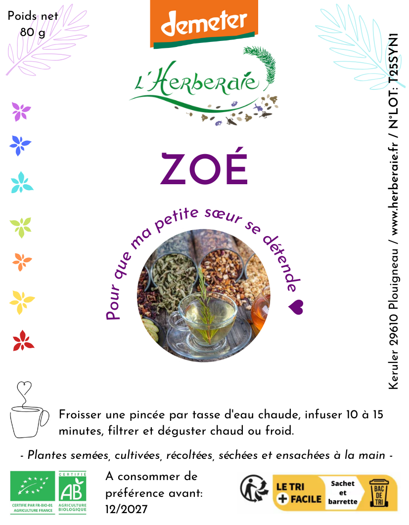 *Synergie personnalisée de plantes sèches (sachet de 80g) – Image 5